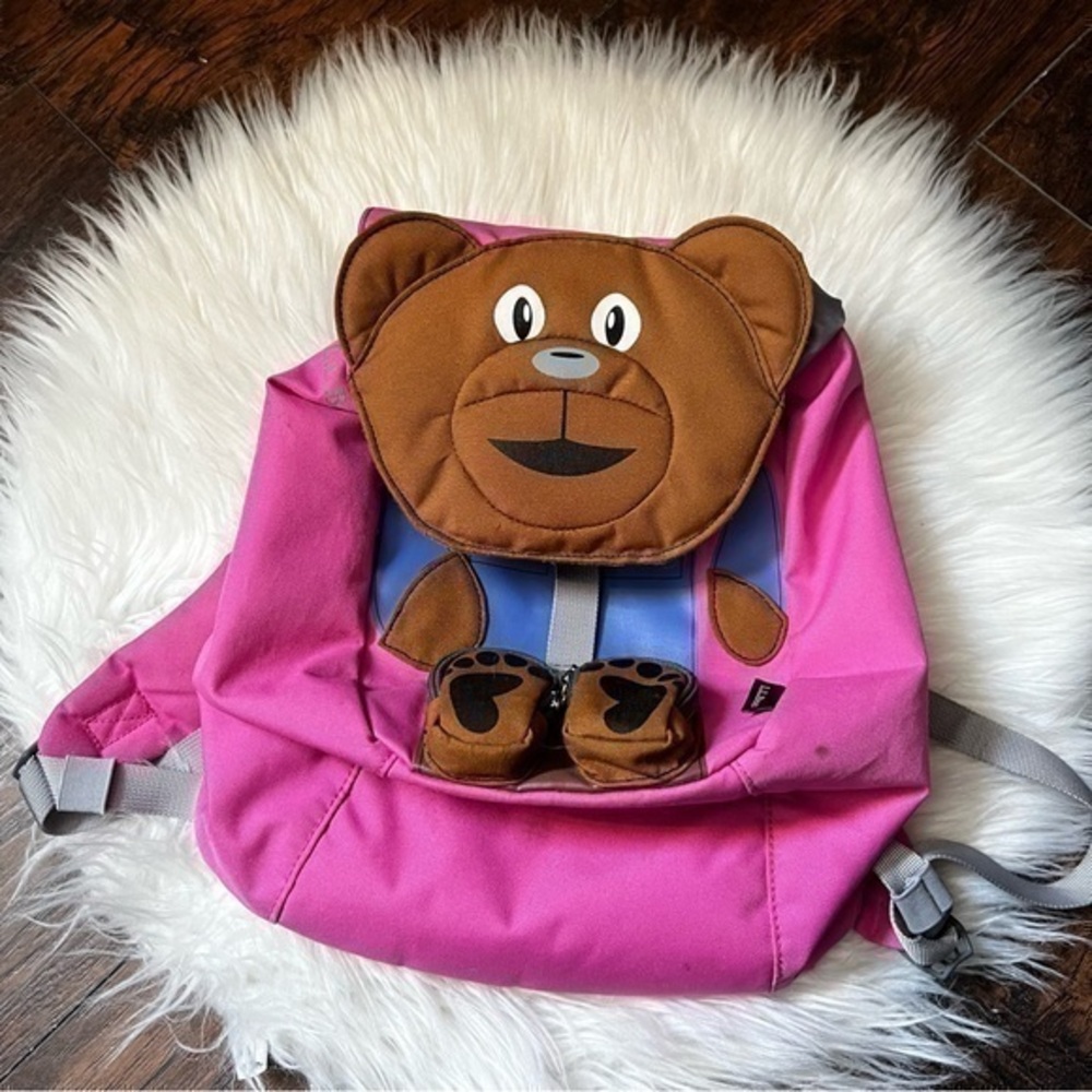 L.L.Bean Pink Bear Backpack